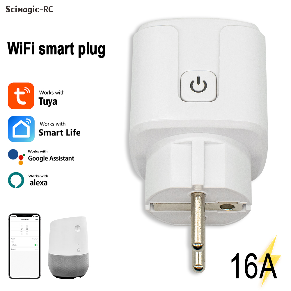 Wifi Smart Plug - Enchufe inteligente Tuya WiFi, 16A, con
