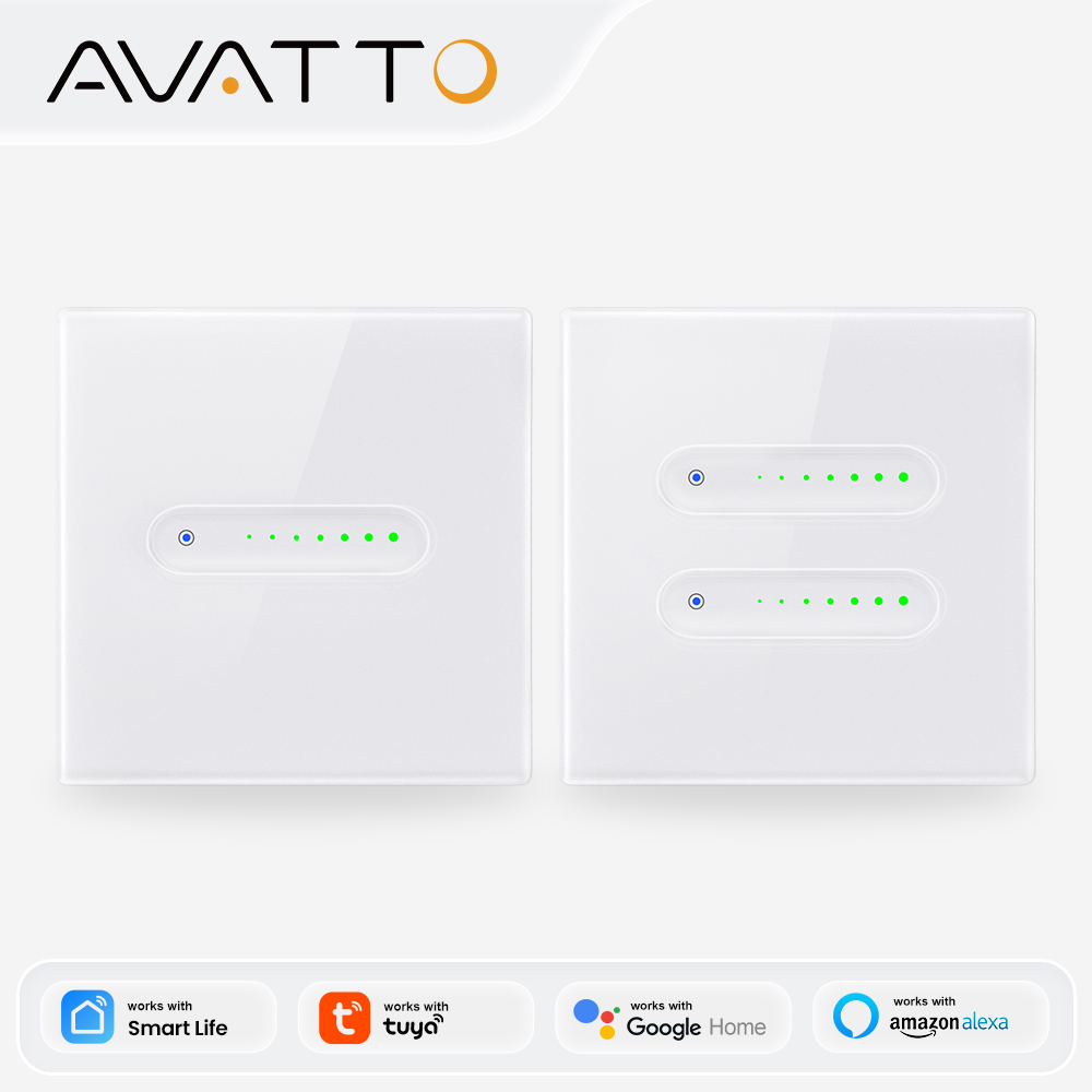 Smart Light Switch Wifi - AVATTO Interruptor inteligente WiFi de 1/2