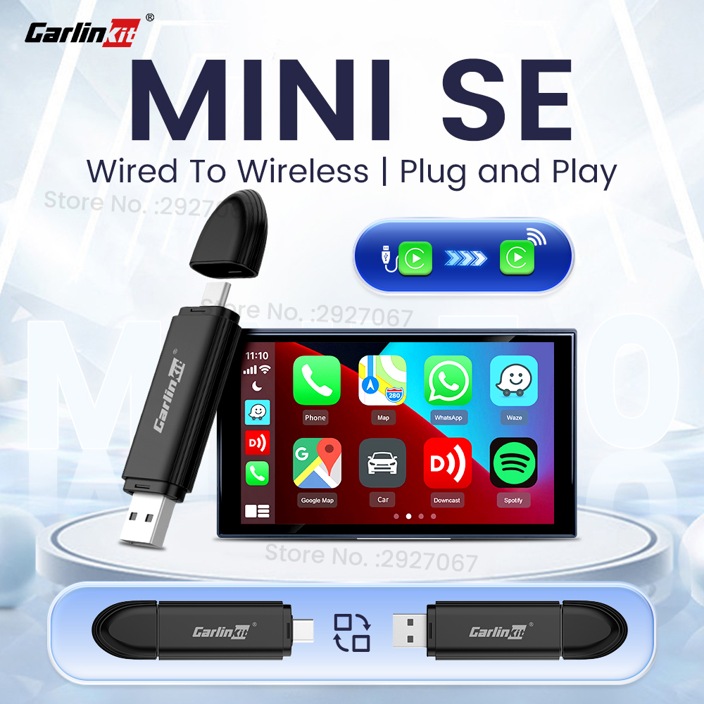 Wifi Smart Plug - CarlinKit MINI 5,0 Pro adaptador CarPlay