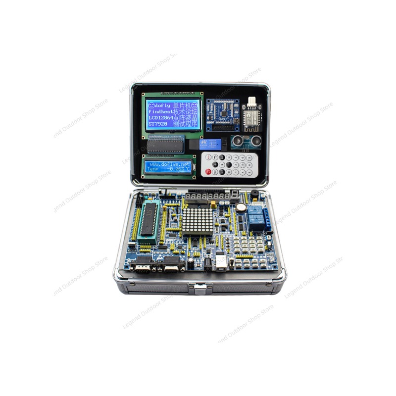 Electronics Project Kit - Placa de Desarrollo LY-51S 51MCU, Caja