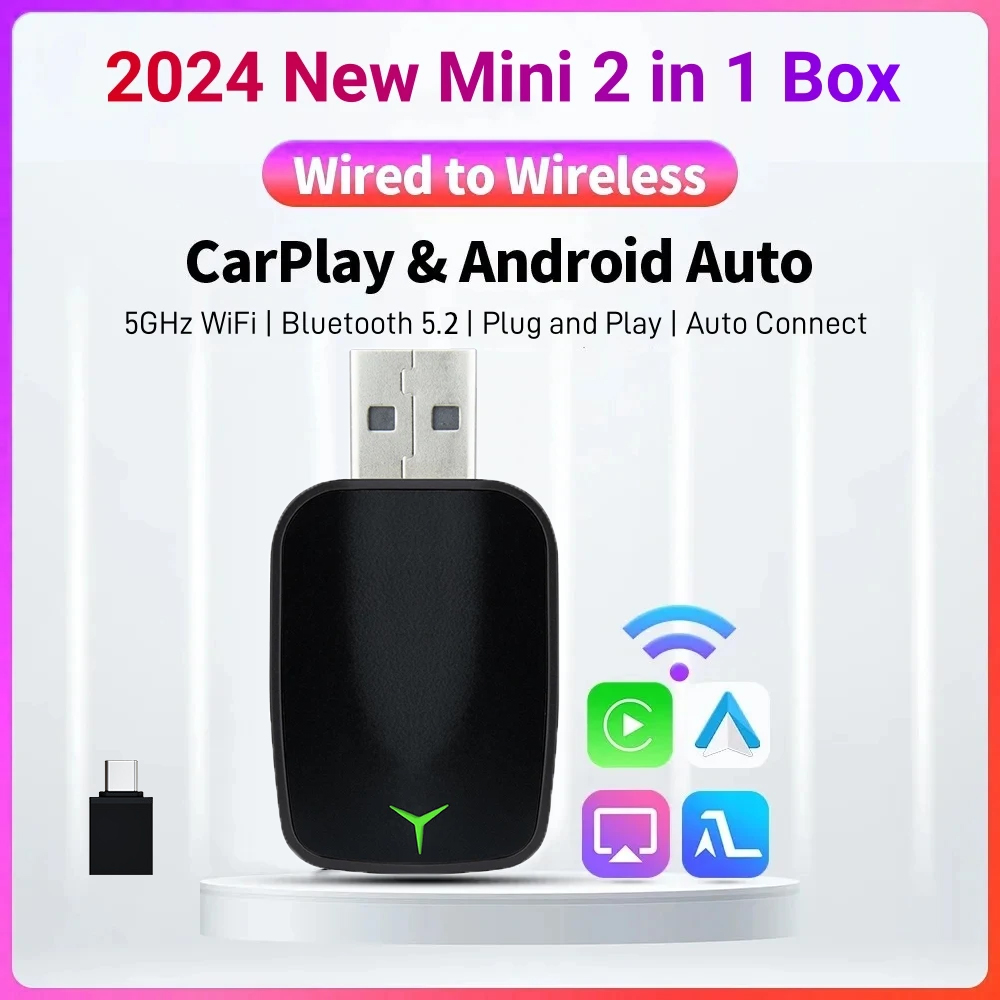 Wifi Smart Plug - Nuevo Cable a inalámbrico Carplay Android