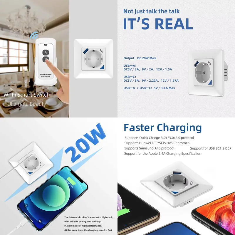 Wifi Smart Plug - Enchufe Inteligente WiFi con Control Remoto