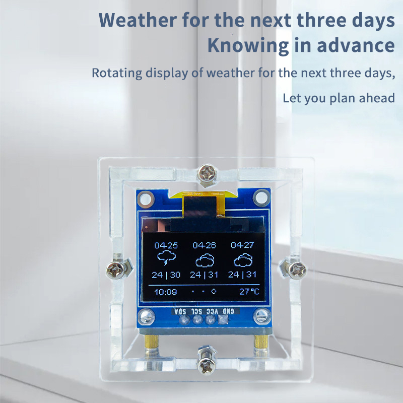 Kit de Reloj Meteorológico Min - Electronics Project Kit reseña y precio