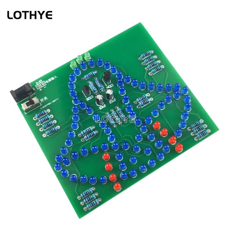 DC 3-5V luz LED columpio caril - Electronics Project Kit reseña y precio