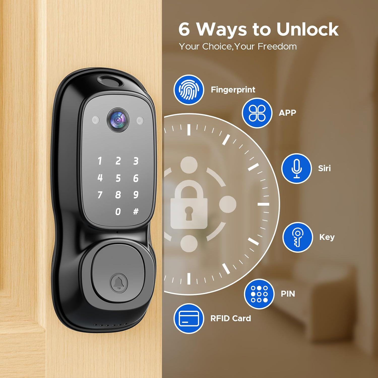 Cerradura Inteligente para Pue - Smart Door Lock Wifi reseña y precio