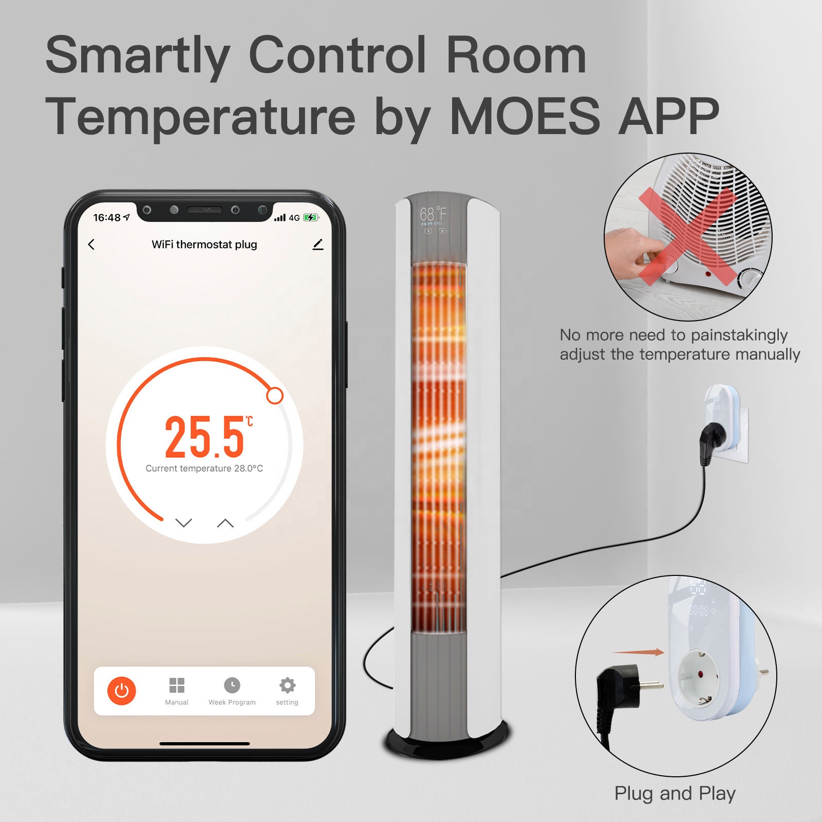 Controlador de Temperatura LED - Wifi Smart Plug reseña y precio