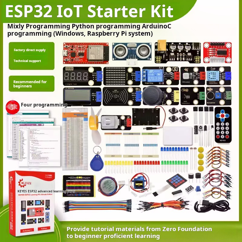Placa de desarrollo ESP-32, ki - Iot Kit Beginner reseña y precio
