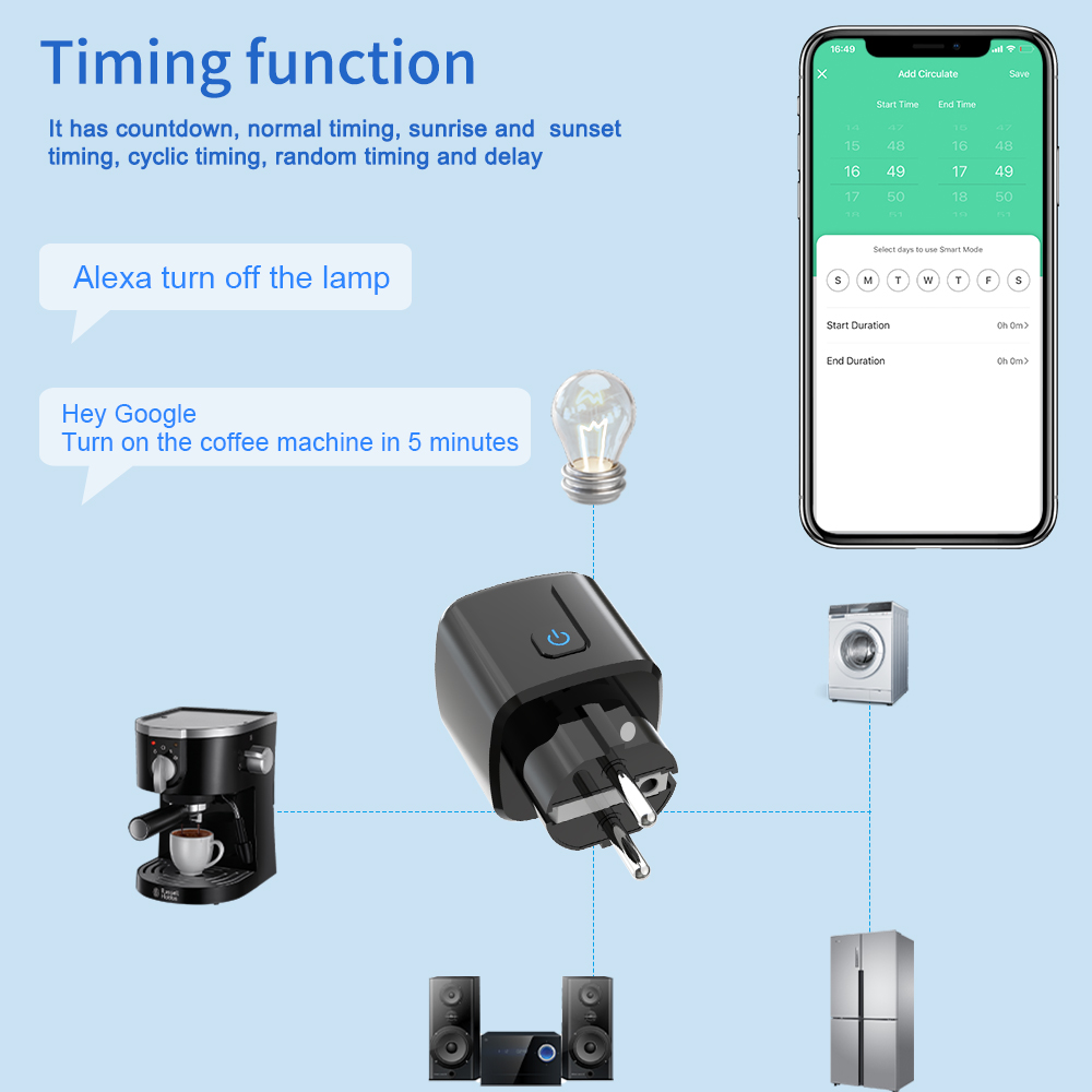 Enchufe Inteligente Tuya con C - Wifi Smart Plug reseña y precio