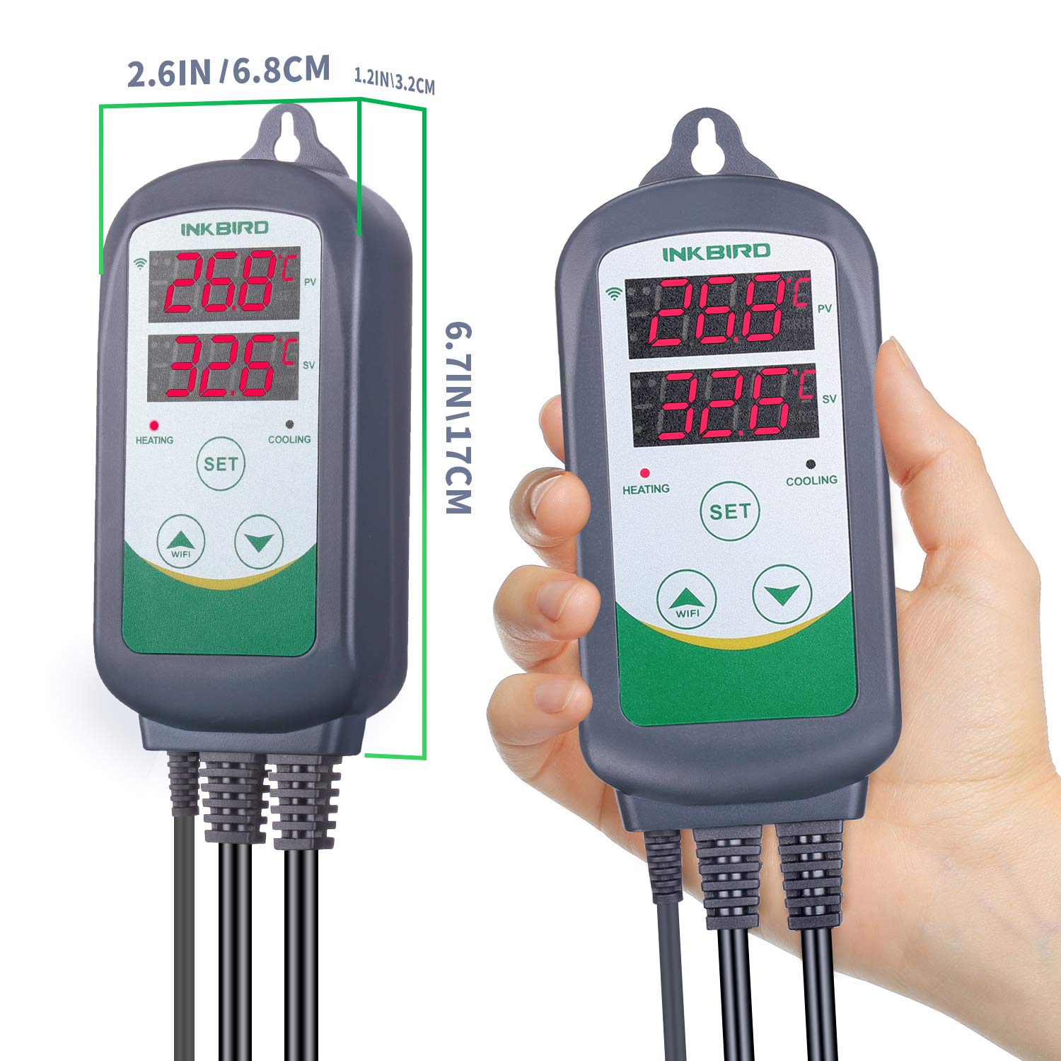 INKBIRD ITC-308-WiFi controlad - Wifi Thermostat reseña y precio