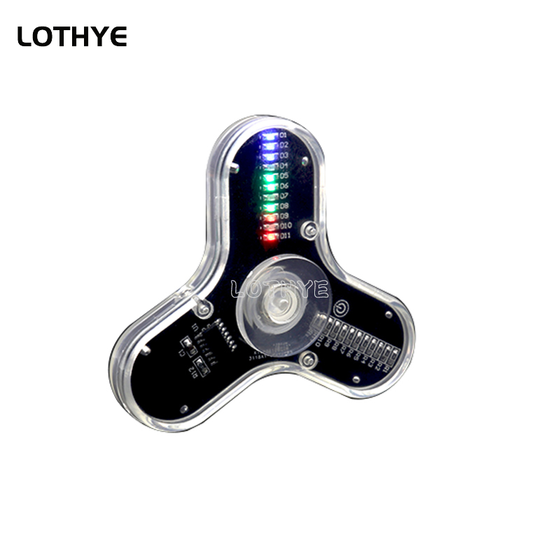 LED Fidget Spinner fabricación - Electronics Project Kit reseña y precio