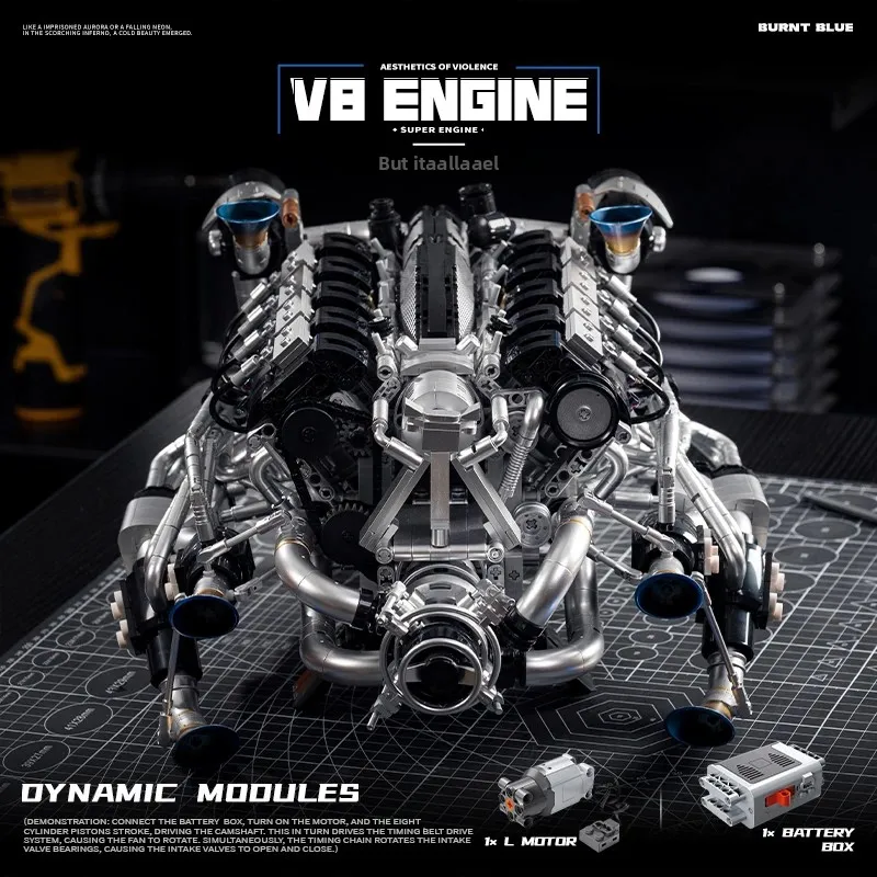 Kit de construcción de motor V - Stem Robotics Kit reseña y precio