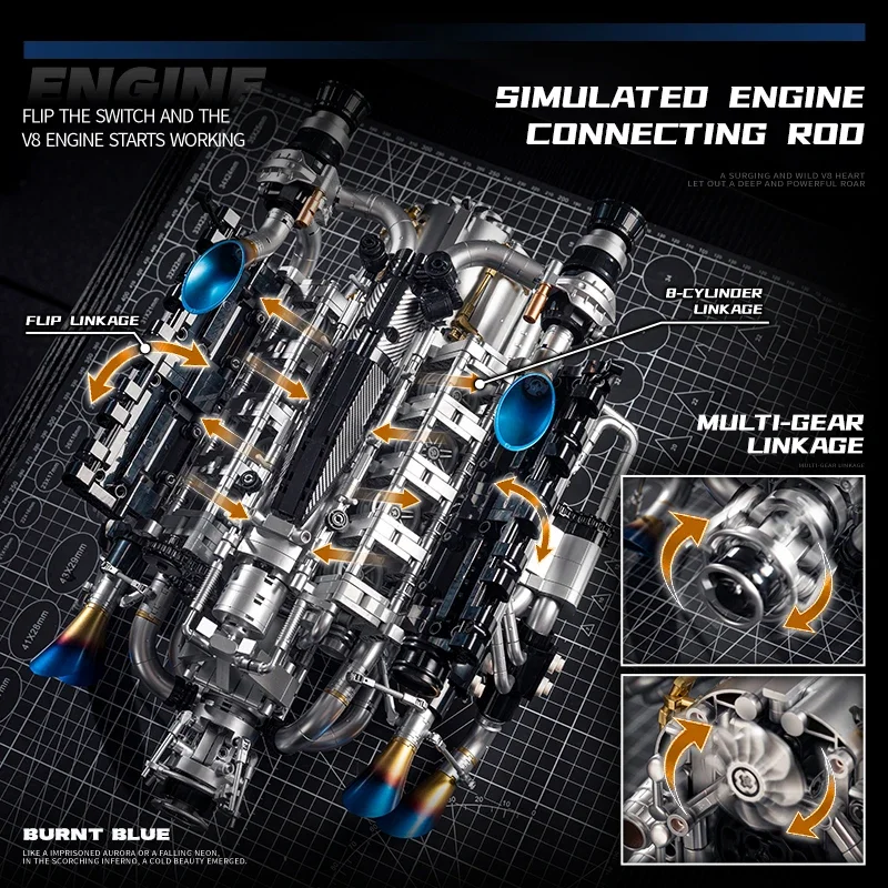 Kit de construcción de motor V - Stem Robotics Kit reseña y precio
