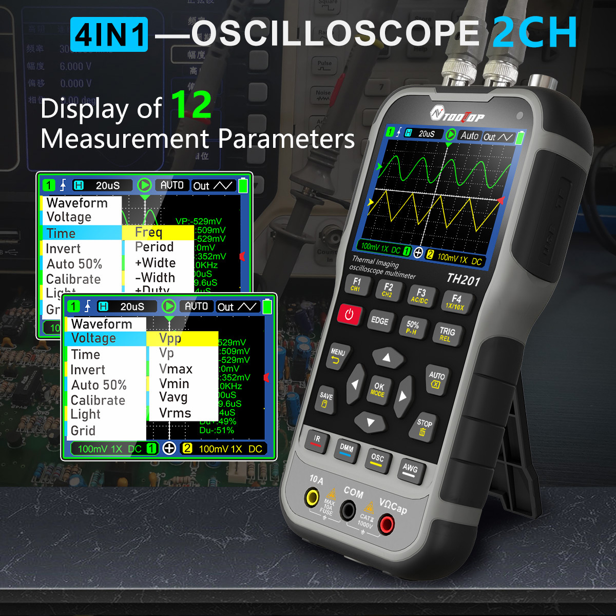 TOOLTOP TH201 4 en 1: Cámara T - Microcontroller Kit reseña y precio
