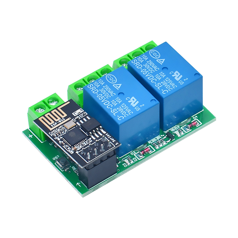 Módulo de relé WIFI de doble c - Esp8266 Relay Module reseña y precio