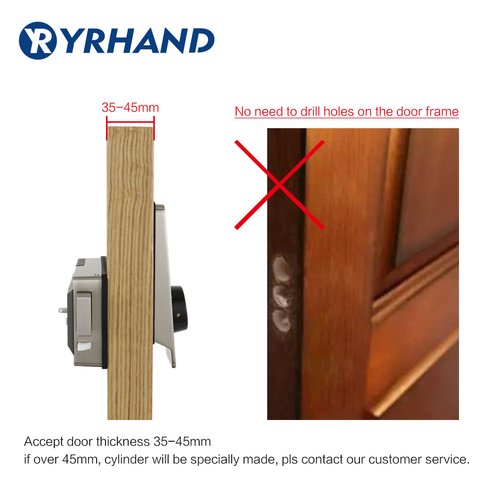 Cerraduras de llanta de puerta - Smart Door Lock Wifi reseña y precio