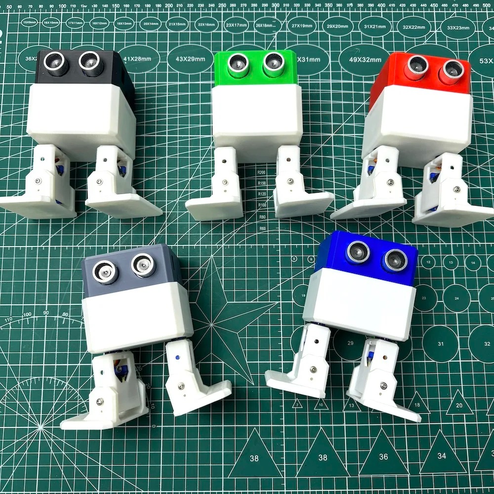 Kit de Robot Bípedo Impreso en - Sensor Kit Arduino reseña y precio